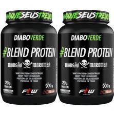 Kit 2X Diabo Verde Blend Protein Mans�o Maromba - 900g Chocolate - FTW