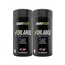 Kit 2X Diabo Verde #Dilabol Black - 120 C�psulas - FTW