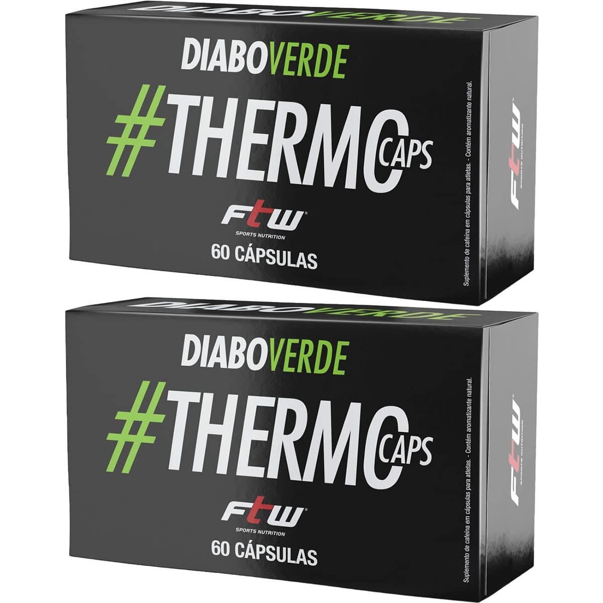 Kit 2X Diabo Verde Extremo - Box 60 C�psulas - FTW