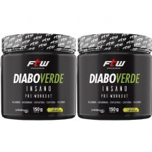 Kit 2X Diabo Verde Insano Pre - Workout - 150g Frutas Amarelas - FTW