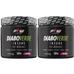 Kit 2X Diabo Verde Insano Pre - Workout - 150g Sabor Energ�tico - FTW