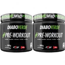 Kit 2X Diabo Verde Pre-Workout - 300g Sabor Cola - FTW