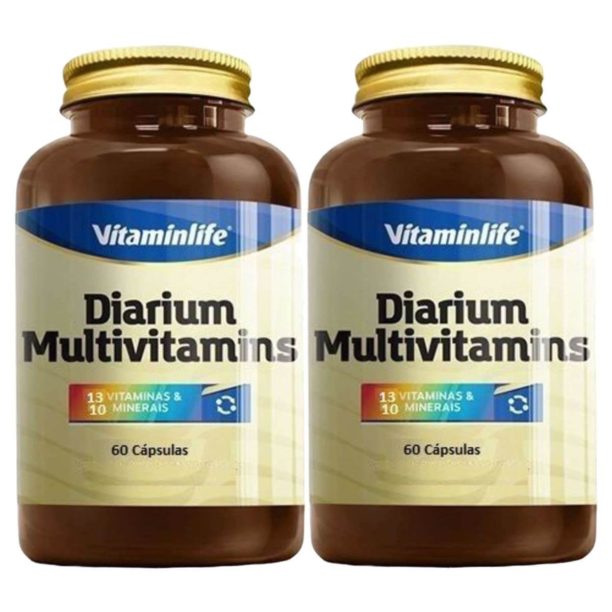 Kit 2X Diarium Multivitam�nico - 60 C�psulas - VitaminLife