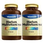 Kit 2X Diarium Multivitam�nico - 60 C�psulas - VitaminLife