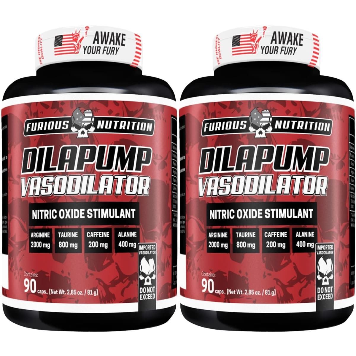 Kit 2X Dilapump Vasodilador - 90 C�psulas - Furious Nutrition