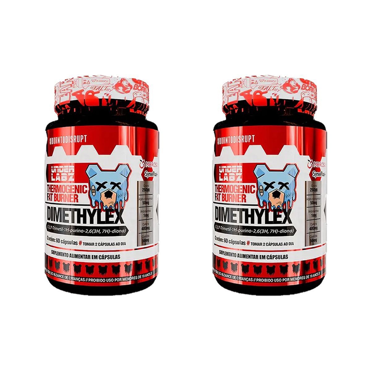 Kit 2X Dimethylex - 60 C�psulas - Under Labz