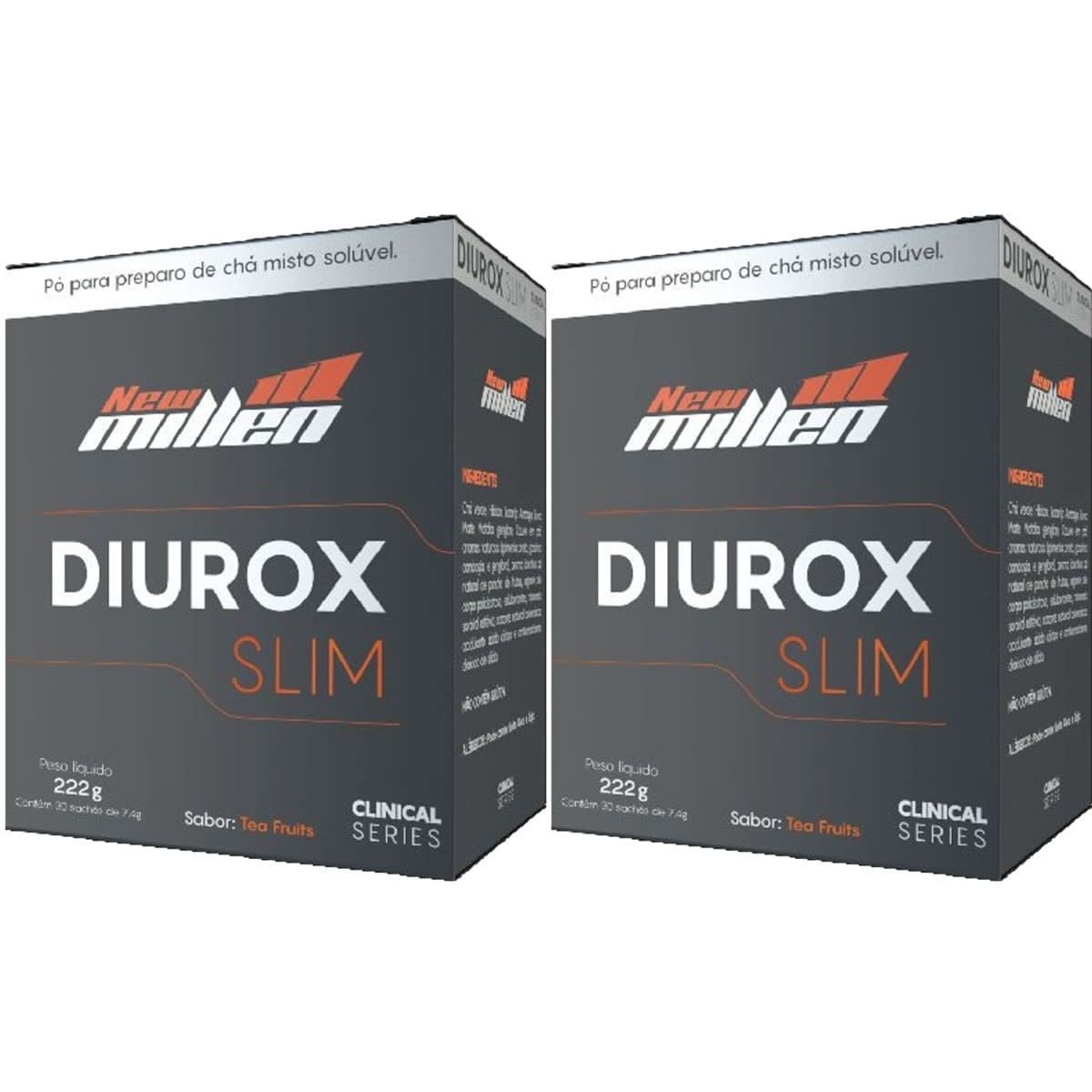 Kit 2X Diurox - 222g Tea Fruits - New Millen