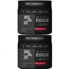 Kit 2X �gide Pre Workout - 300g Frutas Vermelhas - Max Titanium