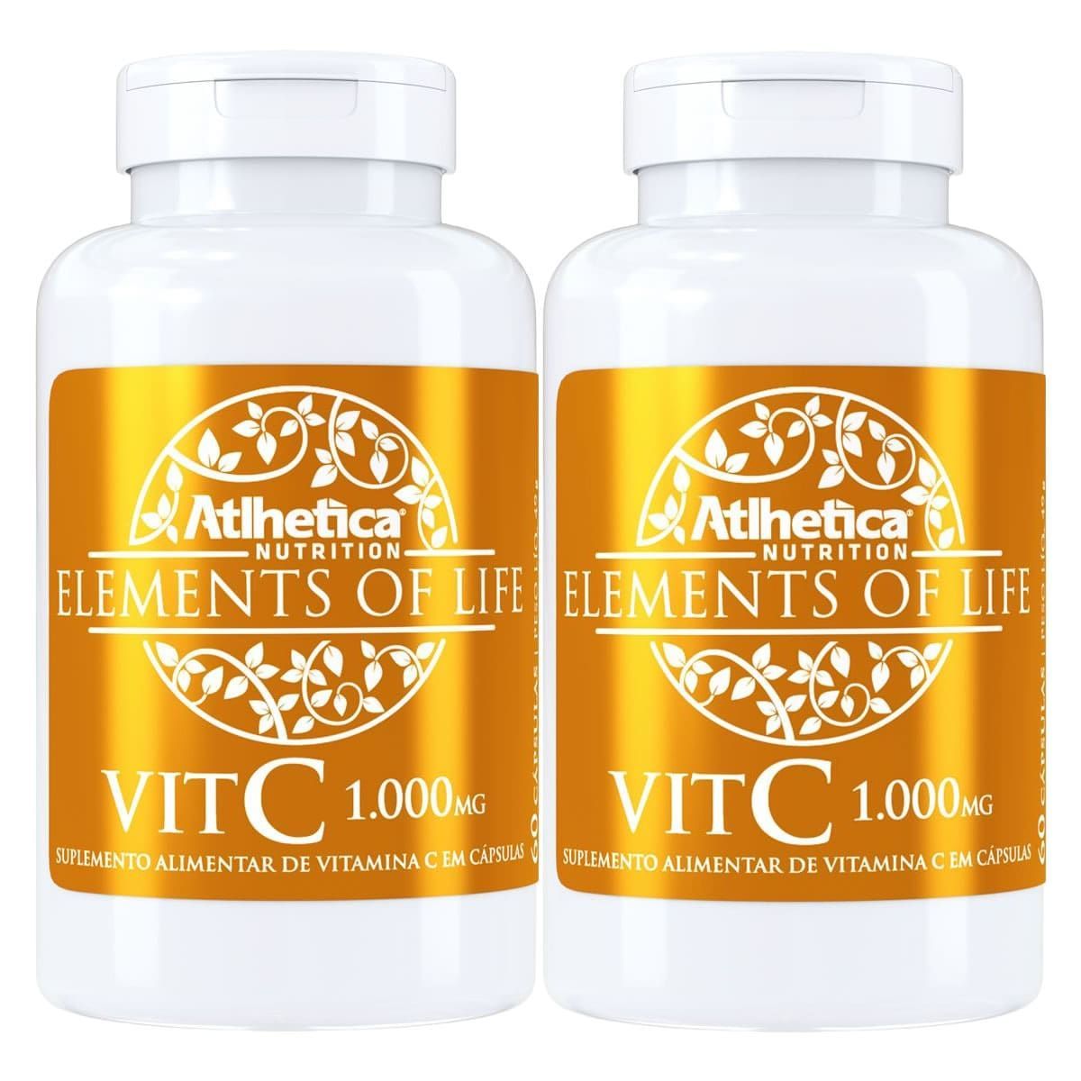 Kit 2X Elements Of Life Vit C - 60 C�psulas - Atlhetica Nutrition