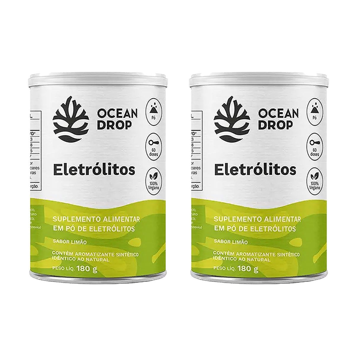 Kit 2X Eletr�litos - 180g Lim�o - Ocean Drop