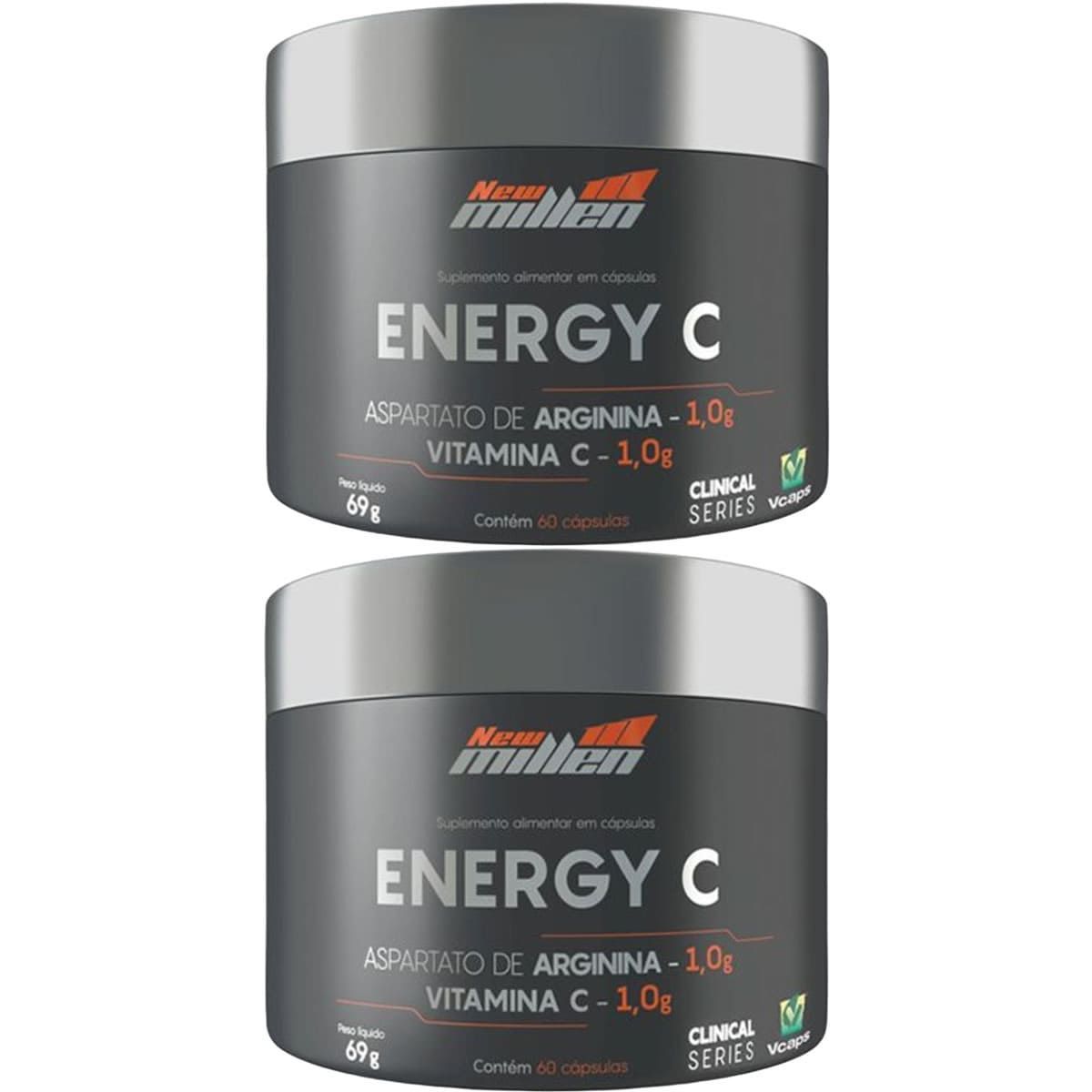 Kit 2X Energy C - 60 C�psulas  - New Millen