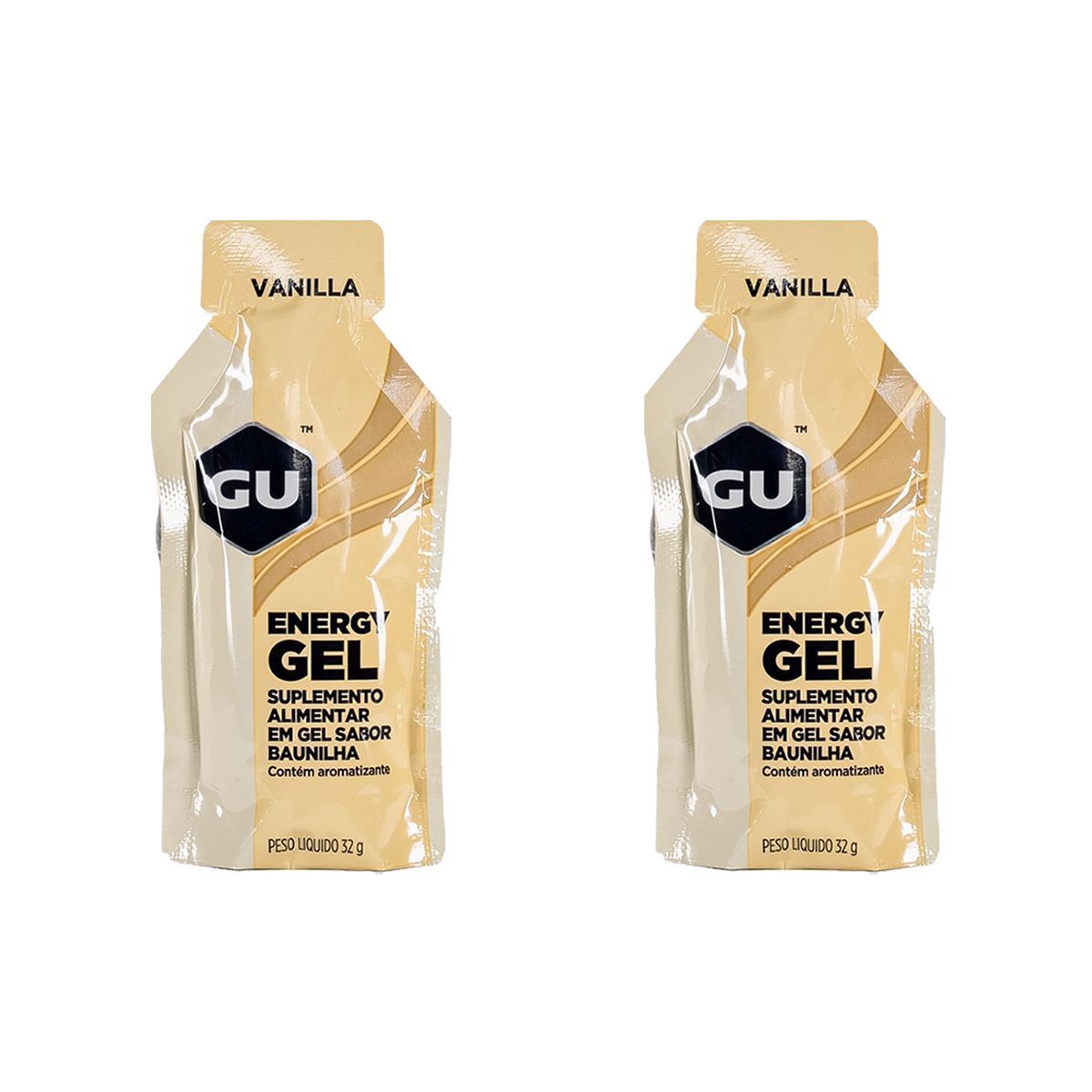 Kit 2X Energy Gel - 1 Sach� 32g Vanilla - GU