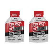 Kit 2X Energy Gel - 1 Sach�s 30g Morango + Maracuj� - Inove Sports