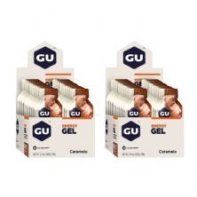 Kit 2X Energy Gel - 24 Sach�s 32g Caramelo - GU