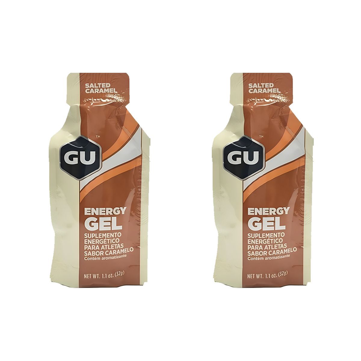 Kit 2X Energy Gel - Sabor Caramelo 1 sach�s 32g - GU