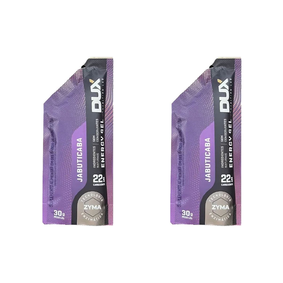 Kit 2X Energy Gel sem Cafe�na - 1 Unidade 30g Jabuticaba - Dux Nutrition