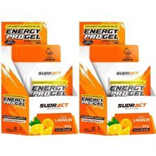 Kit 2X Energy Pro Gel - 15 sach�s de 30g Laranja - Sudract Nutrition
