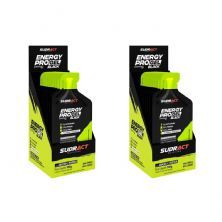 Kit 2X Energy Pro Gel Black - Caixa com 10 sach�s de 30g Abacaxi com Hortel� - Sudract Nutrition