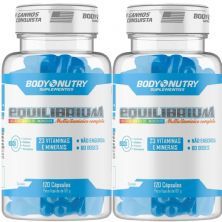 Kit 2X Equilibrium Multivit - 120 C�psulas - Body Nutry