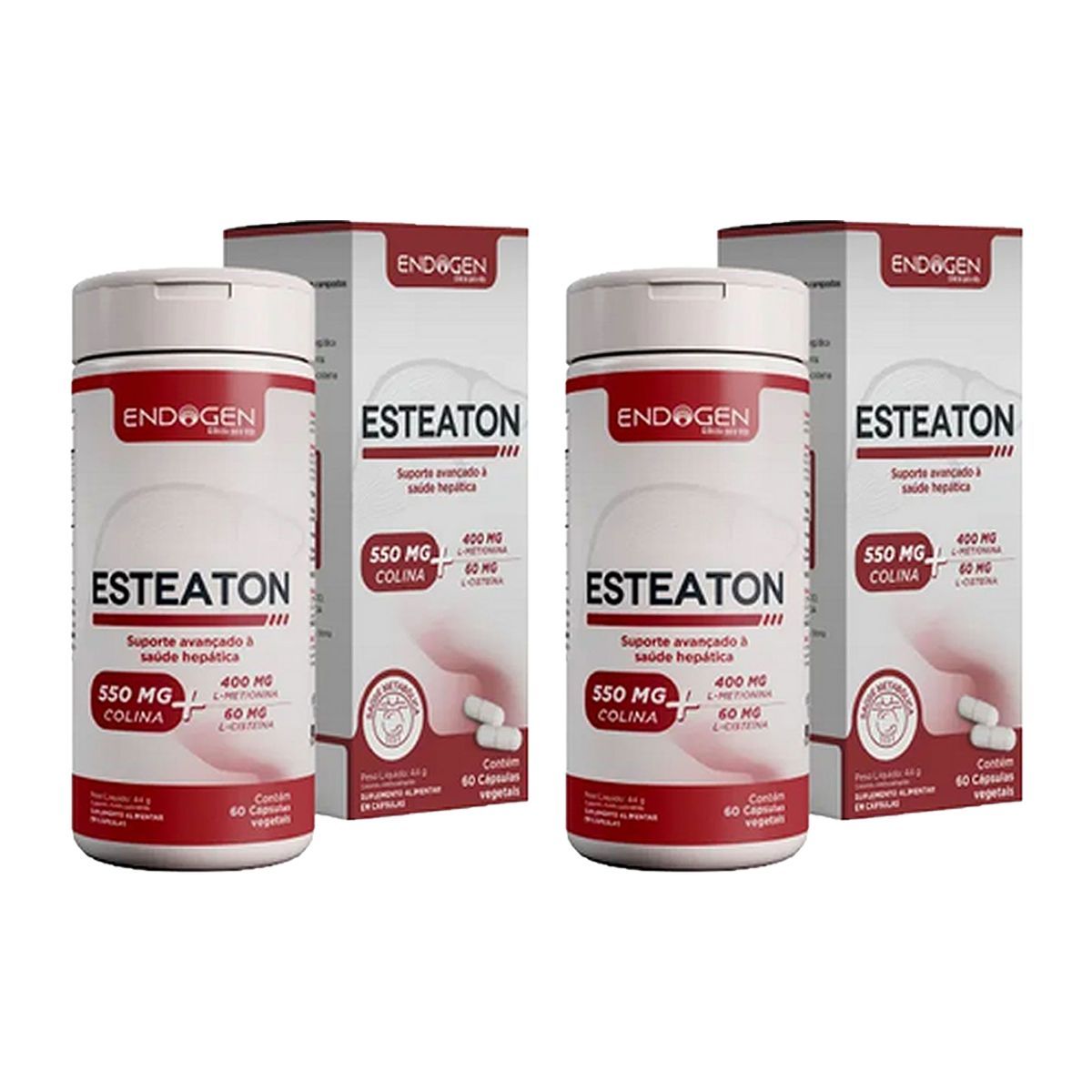 Kit 2X Esteaton - 60 C�psulas - Endogen