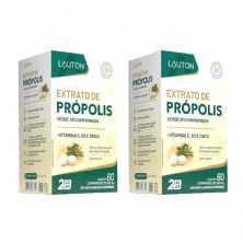 Kit 2X Extrato de Pr�polis Verde Liofilizado - 60 C�psulas - Lauton Nutrition