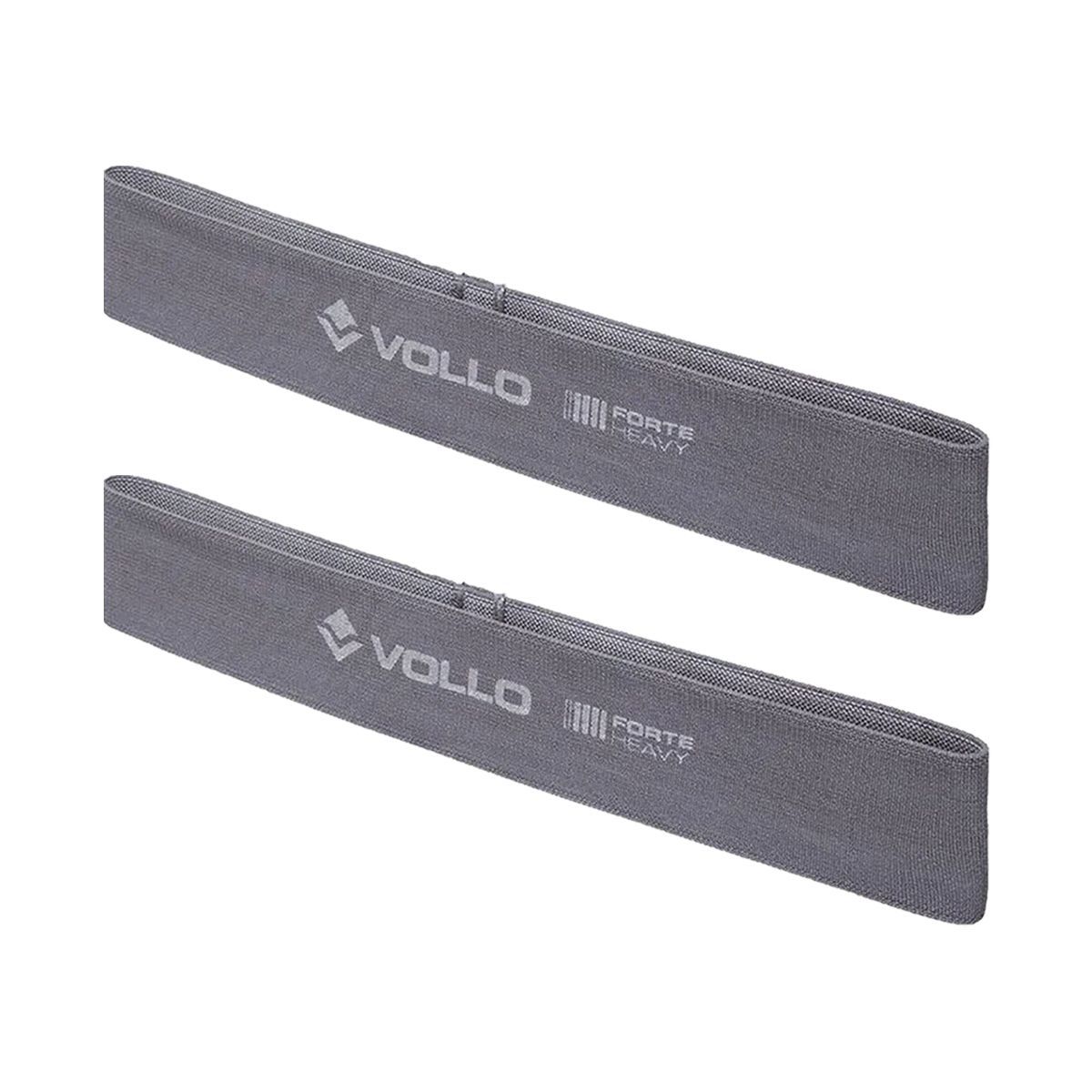 Kit 2X Faixa El�stica Mini Band - N�vel Forte - Vollo Sports