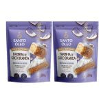 Kit 2X Farinha de Coco Branca - 200g - Santo �leo