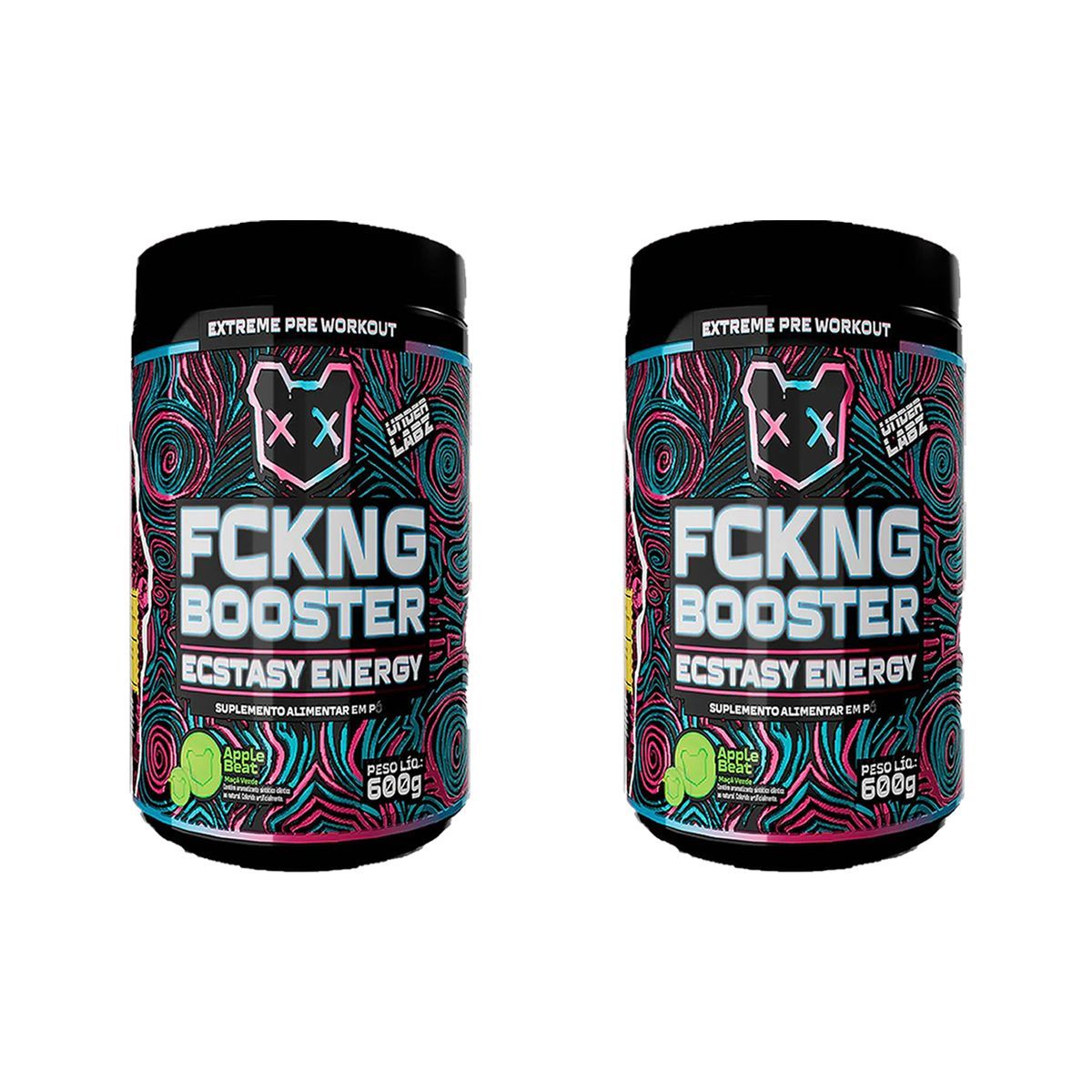 Kit 2X Fckng Booster - 600g Aplle Beat - Under Labz