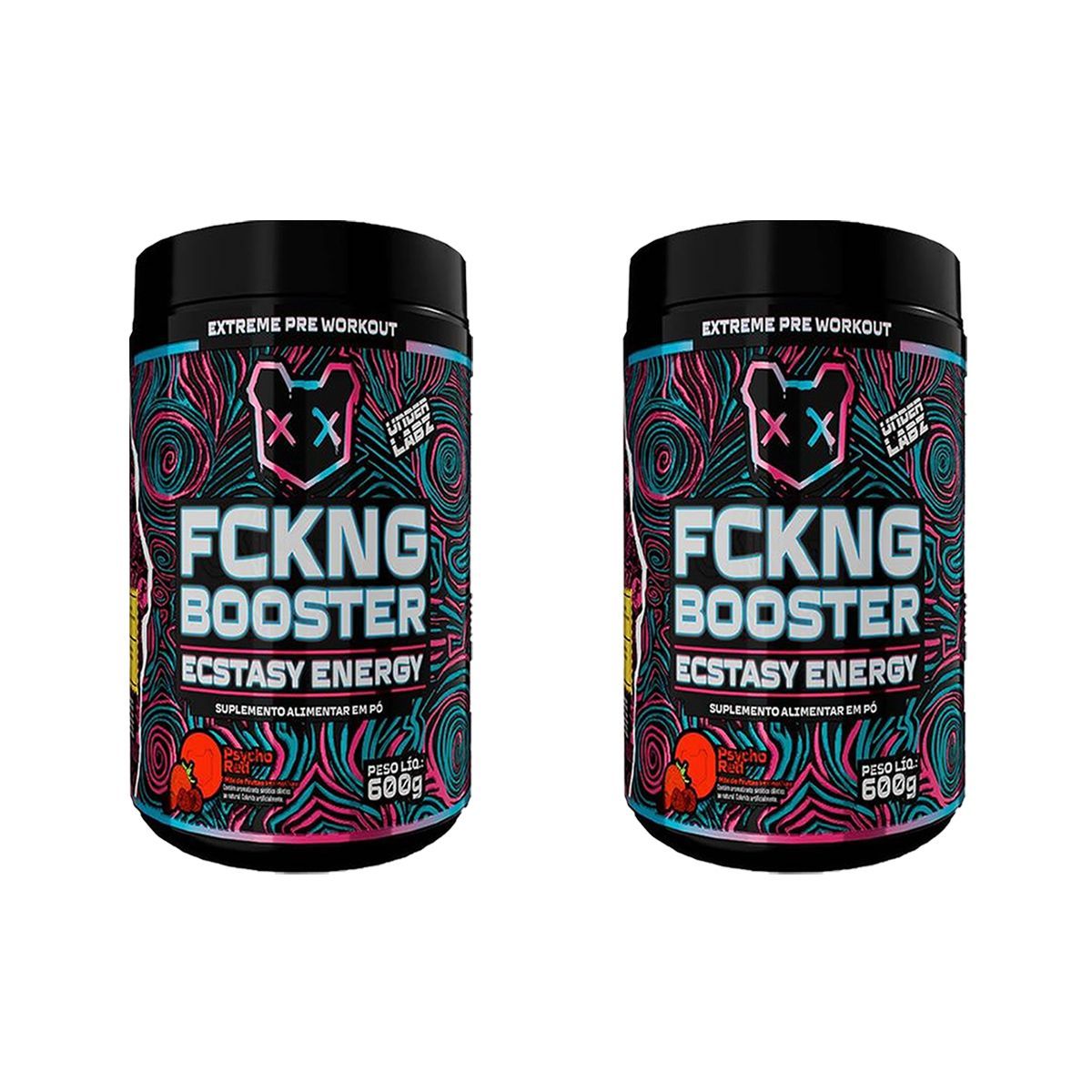 Kit 2X Fckng Booster - 600g Psycho Red - Under Labz