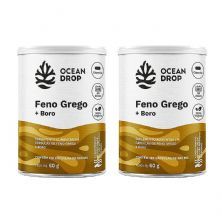Kit 2X Feno Grego + Boro - 120 C�psulas - Ocean Drop