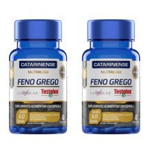 Kit 2X Feno Grego Testofen - 60 C�psula - Catarinense Nutricao