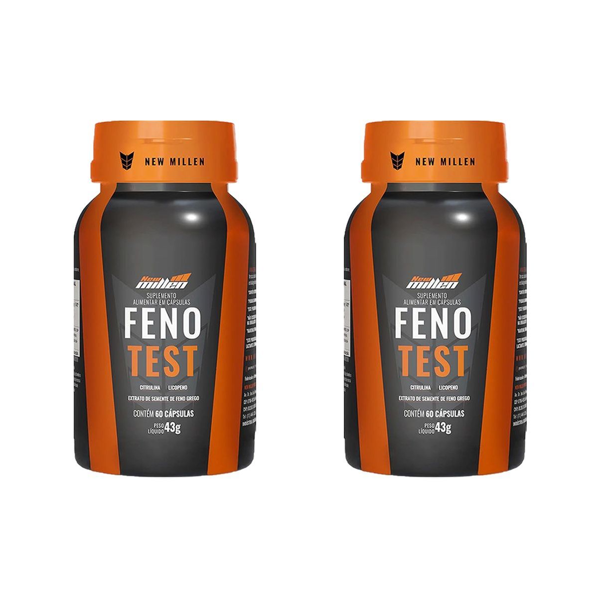 Kit 2X Fenotest - 60 C�psulas - New Millen