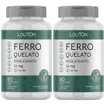 Kit 2X Ferro Quelato Bisglicinato - 60 Comprimidos - Lauton Nutrition