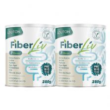 Kit 2X Fiberliv 7 Fibras - 250g Sem Sabor - Lauton Nutrition