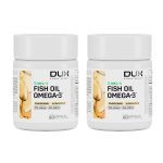 Kit 2X Fish Oil Premium - 60 C�psulas Softgel - Dux Nutrition