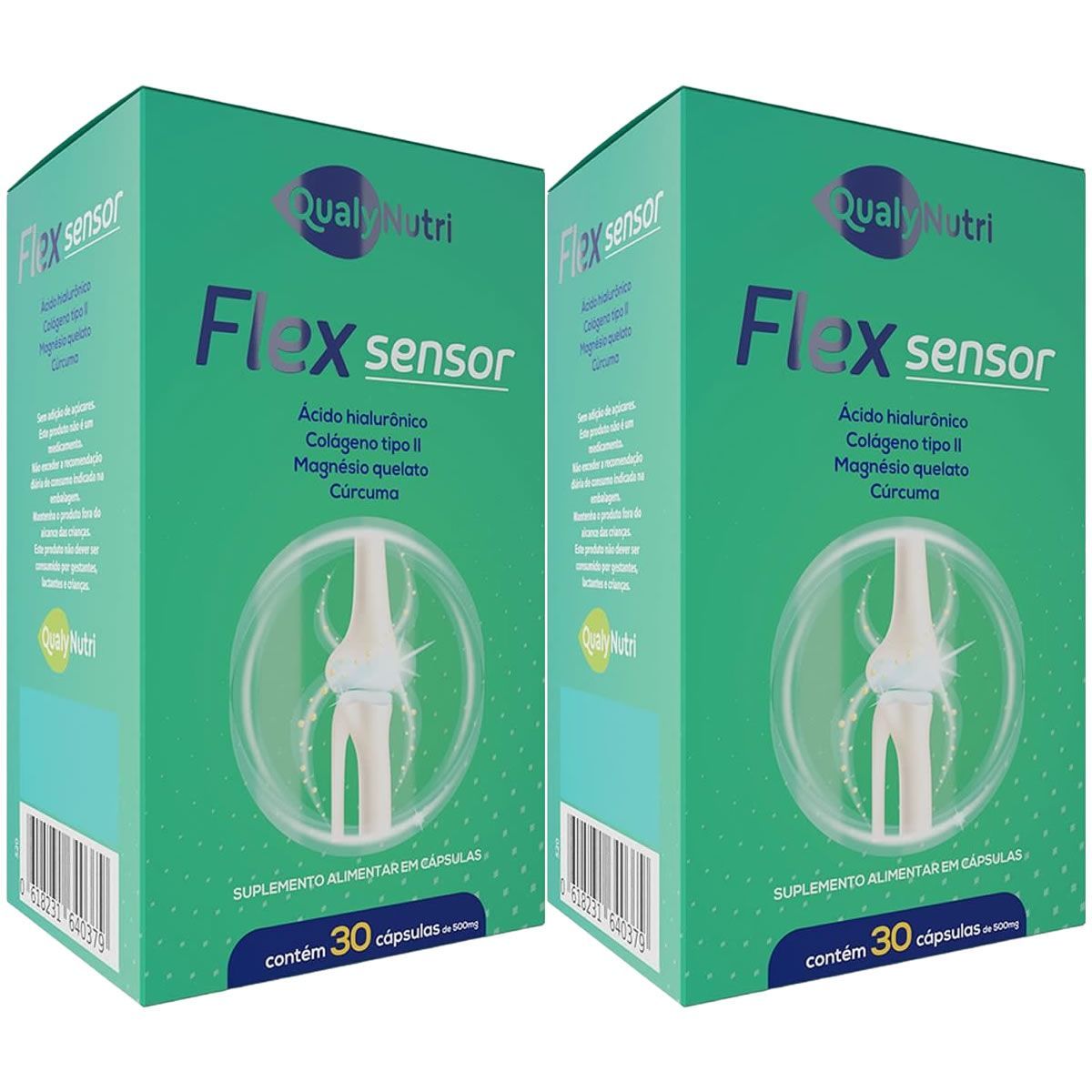 Kit 2X Flex Sensor - 30 C�psulas - QualyNutri