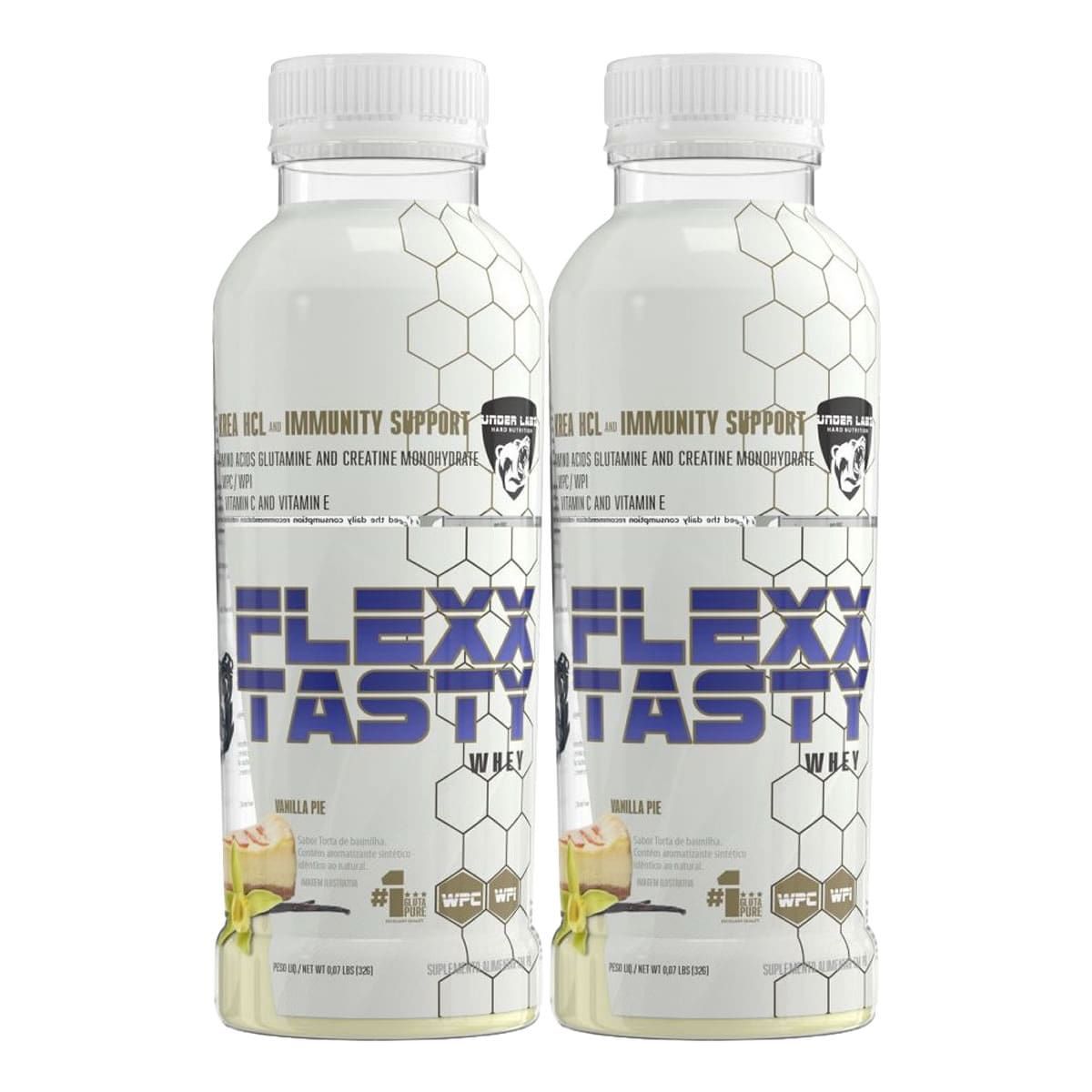 Kit 2X Flexx Tasty - 1 Unidade 32g Vanilla Pie - Under Labz