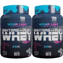 Kit 2X Flexx Whey Isohydro++ - 900g  Petit Gateau Chocolate - Under Labz