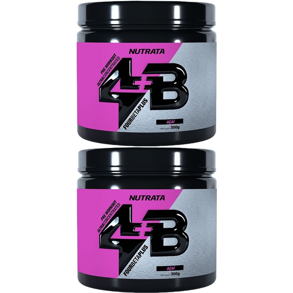 Kit 2X Four Beta Plus Pre Workout - 300g A�a� - Nutrata