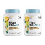 Kit 2X Fresh Collagen - 450g Abacaxi e Hortel� - Dux Nutrition
