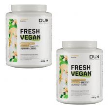 Kit 2X Fresh Vegan - 450g Baunilha - Dux Human Healt