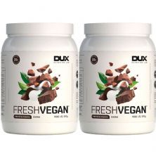 Kit 2X Fresh Vegan - 520g Cacau - Dux Nutrition