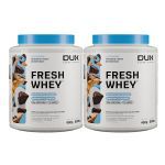 Kit 2X Fresh Whey - 450g Chocolate e Pasta de Amendoim - Dux Nutrition