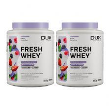 Kit 2X Fresh Whey - 450g Frutas Vermelhas - Dux Nutrition