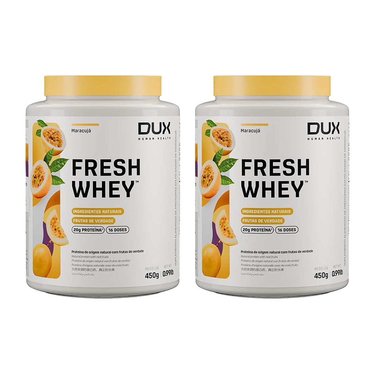 Kit 2X Fresh Whey - 450g Maracuj� - Dux Nutrition
