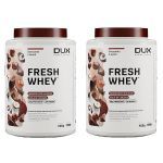 Kit 2X Fresh Whey - 900g Chocolate e Avel� - Dux Nutrition