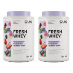 Kit 2X Fresh Whey - 900g Frutas Vermelhas - Dux Nutrition