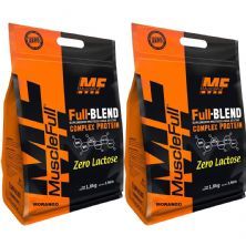 Kit 2X Full Blend Zero Lactose - 1800g Morango - Muscle Full