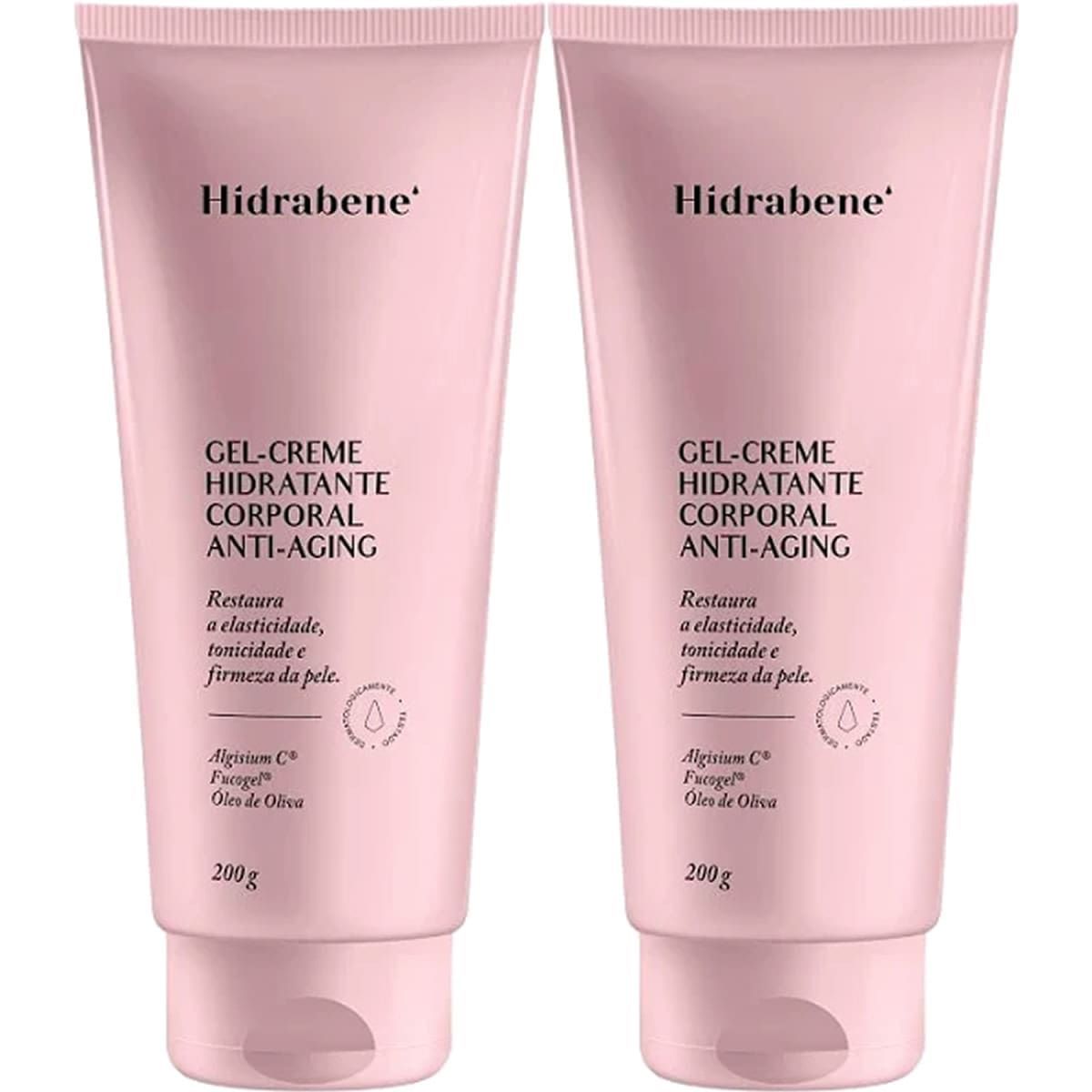 Kit 2X Gel Creme Hidratante Corporal Anti-Aging - 200g - Hidrabene