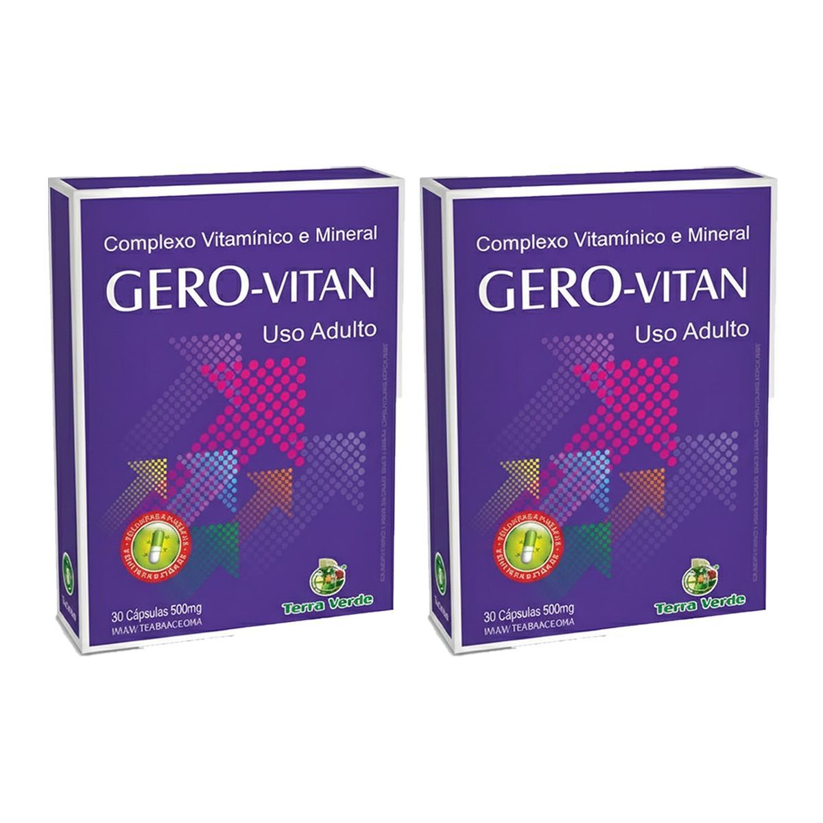 Kit 2X Gero-Vitan - 30 C�psulas - Terra Verde